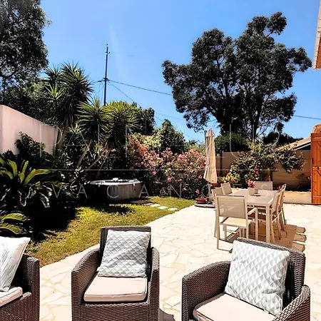 Mitoyenne Authentique Avec Jacuzzi Et Jardin - Palmazur Prázdninový dům