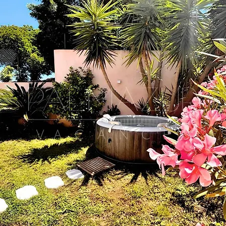 Mitoyenne Authentique Avec Jacuzzi Et Jardin - Palmazur Ferienhaus *